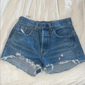 Levi Denim Blue Women's Shorts